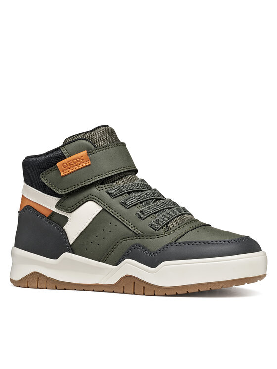 Geox Geox Sneakersy J Perth Boy J367RF 0MEMS C3009 M Tmavo zelená