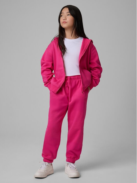 4F 4F Bluza BASIC+ Różowy Loose Fit