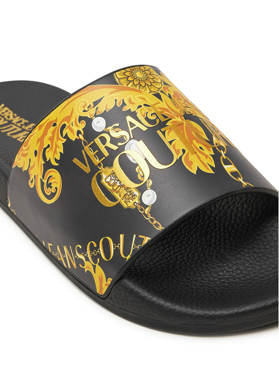 Versace Jeans Couture Versace Jeans Couture Klapki 77VA3SQ3 ZS834 Czarny