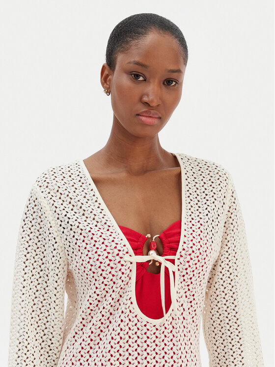 Seafolly Seafolly Плажна рокля 55529-CU Бежов Regular Fit