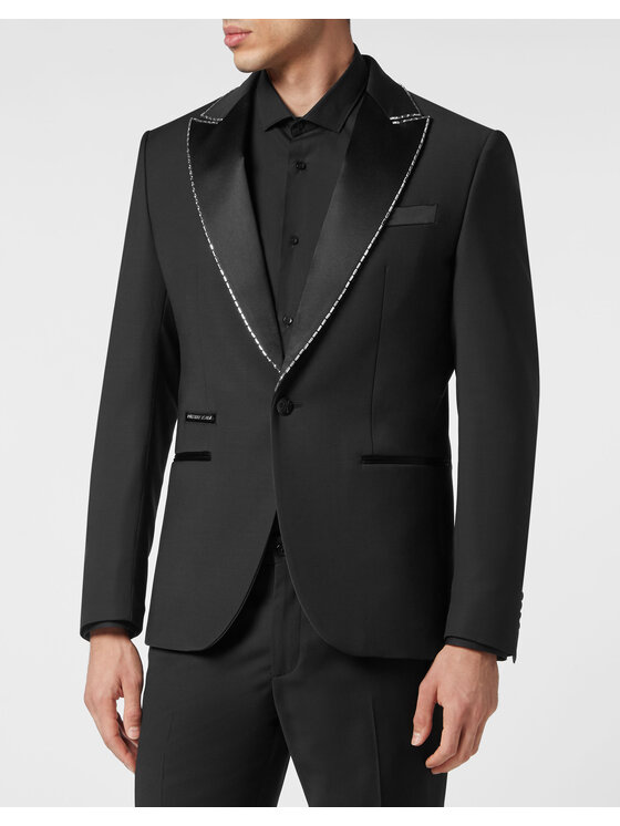 PHILIPP PLEIN PHILIPP PLEIN Giacca da abito 545 Nero Fitted Fit