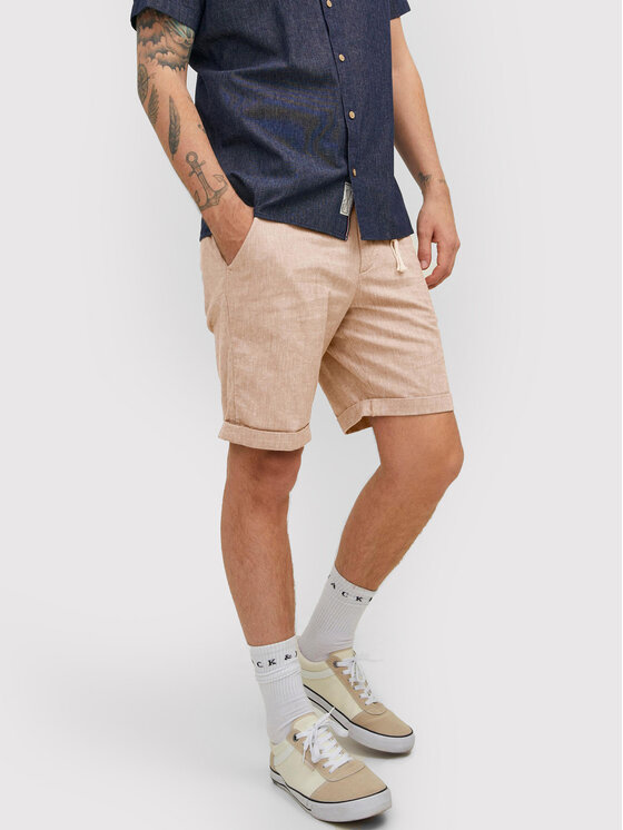 Pantaloncini di tessuto Sky 12210139 Beige Regular...