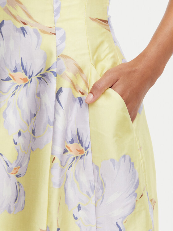 Bardot Bardot Coctailkleid Karoline 60099DB9 Hellgelb Regular Fit