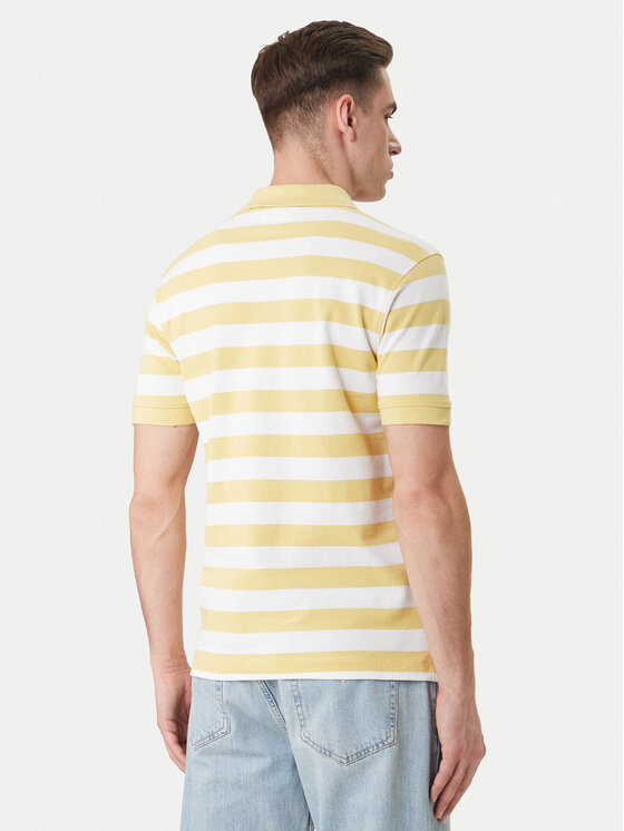 Guess Jeans Guess Jeans Tricou polo M6GP00 KCOT1 Galben Regular Fit