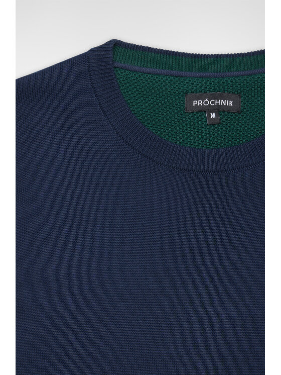 Próchnik Próchnik Sweter PM5 SW073223000115 Granatowy Regular Fit