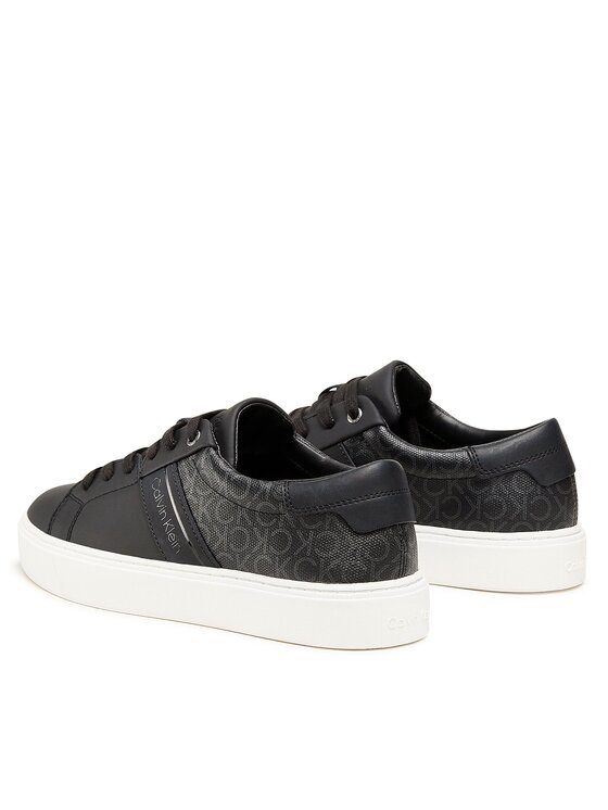Calvin Klein Calvin Klein Сникърси Low Top Lace Up Mono Mix HM0HM00823 Черен