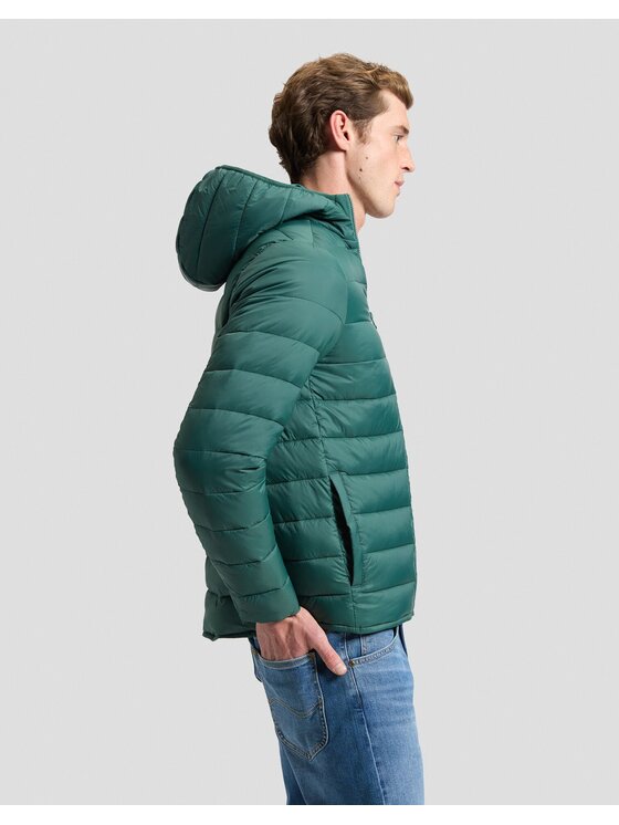 Lee Lee Kurtka puchowa PUFFER JACKET Zielony Regular Fit
