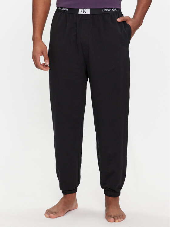 Calvin Klein Underwear Pyžamové nohavice 000NM2514E Čierna Regular Fit