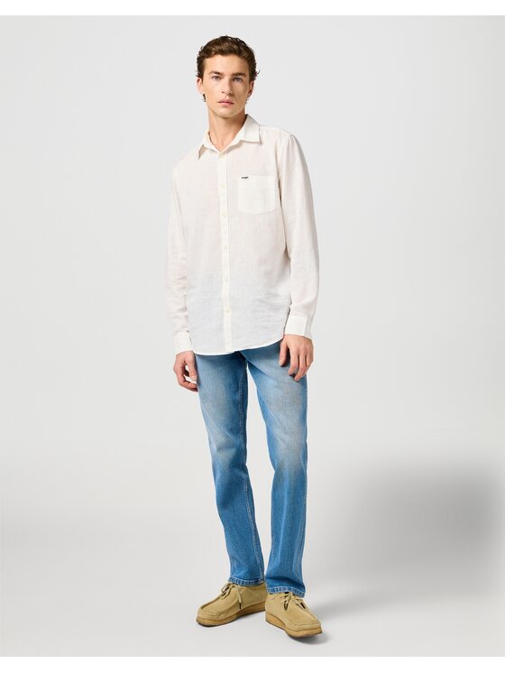 Wrangler Wrangler Jeansy GREENSBORO Niebieski Slim Fit