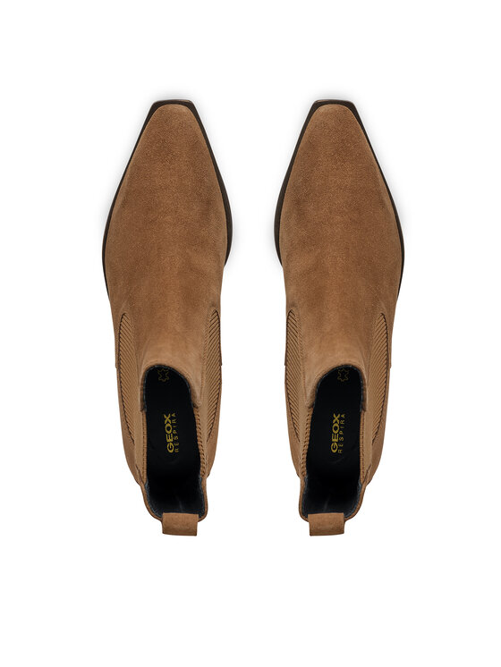 Geox Geox Polokozačky D Texica D46MYA 022NH C6372 Hnědá