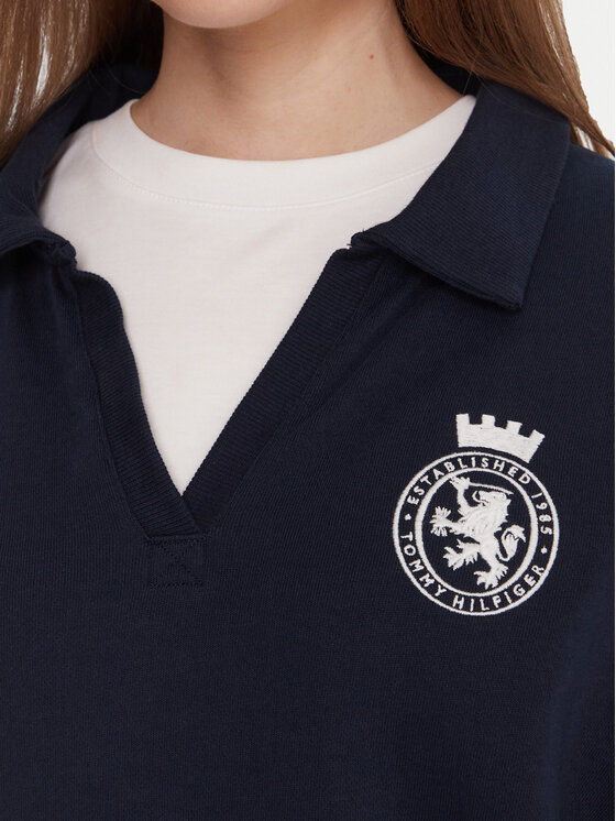 Tommy Hilfiger Tommy Hilfiger Džemperis UW0UW06078 Tamsiai mėlyna Regular Fit