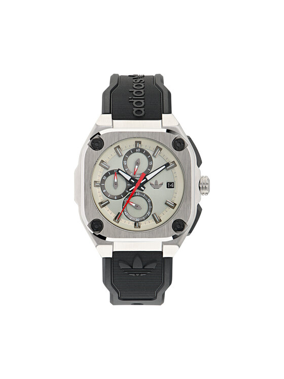 adidas Originals Hodinky City Tech Three Chrono AOFH24017 Čierna