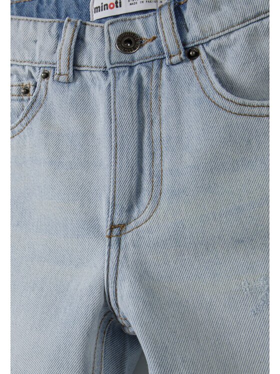 minoti minoti Szorty jeansowe 23short41 Niebieski jasny Regular Fit