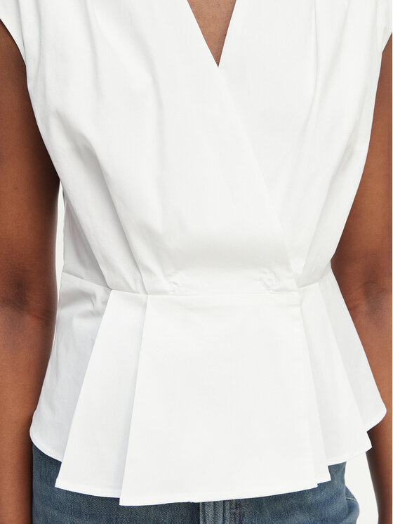 Marella Marella Blusa Bazar 2613161162 Bianco Regular Fit