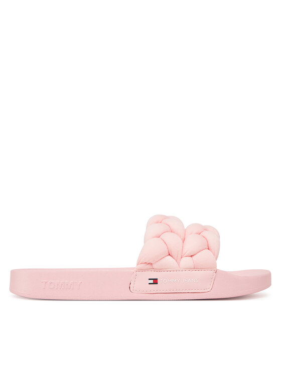 Tommy Jeans Šľapky Tjw Braided Slide EN0EN02764 Ružová