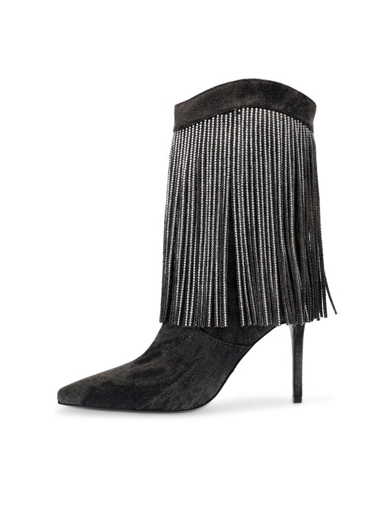 Steve Madden Steve Madden Καουμπόικες Μπότες & Μποτάκια Delray Bootie SM11002946-04004-024 Μαύρο