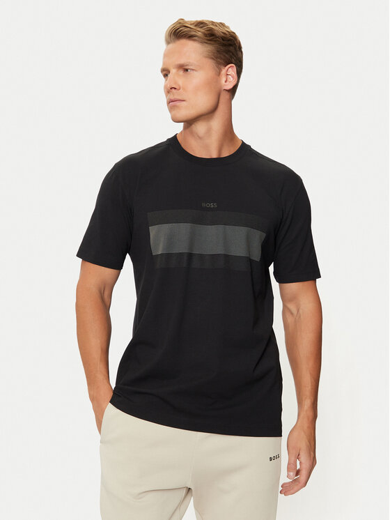 T-Shirt BOSS, Velikost:S, Barva: Černá, 50525224
