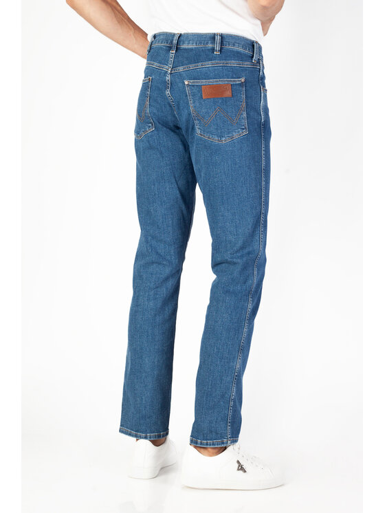 Wrangler Wrangler Jeansy GREENSBORO Niebieski Straight Fit