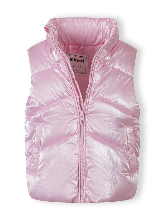 minoti minoti Kamizelka 30GILET101 Różowy Regular Fit