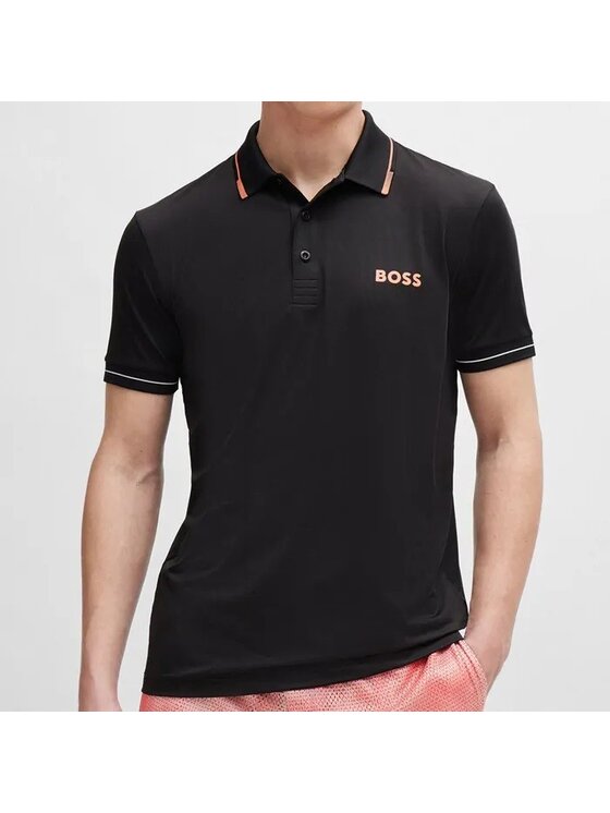 BOSS Boss Polokošile 50506203-002 Černá Slim Fit