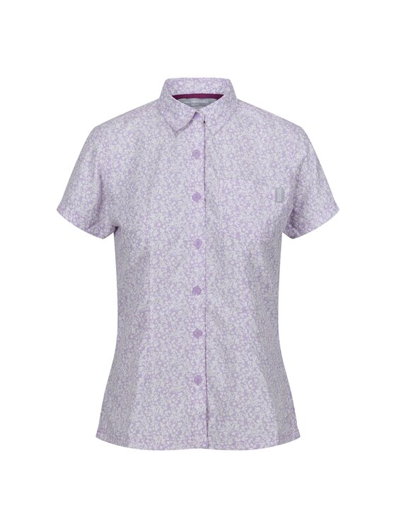 Regatta Regatta Koszula Mindano VIII Fioletowy Short Fit