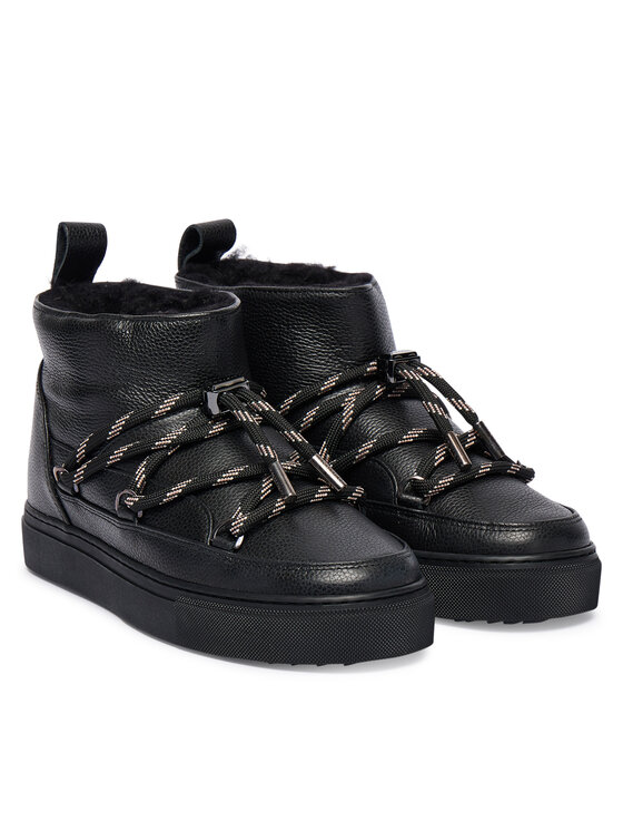 Inuikii Inuikii Snehule Full Leather Gloss 1001.001.0371 Čierna