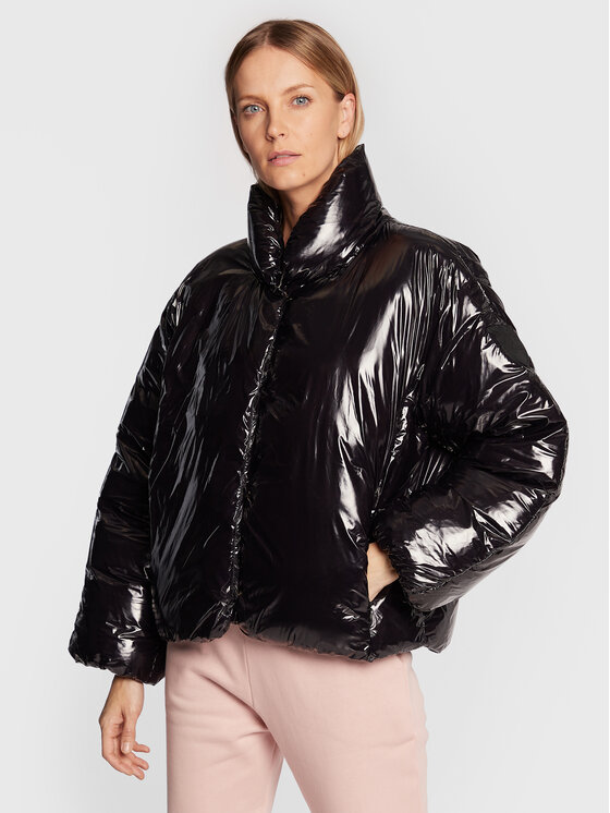 PINKO PINKO Geacă de iarnă Ianna 1G17XH A00N Negru Relaxed Fit