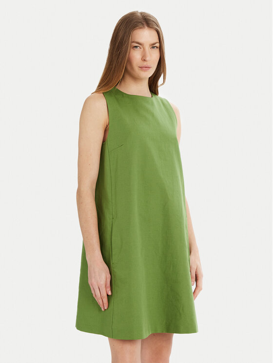 Weekend Max Mara Weekend Max Mara Igapäevane kleit Racer 2515221102 Roheline Regular Fit