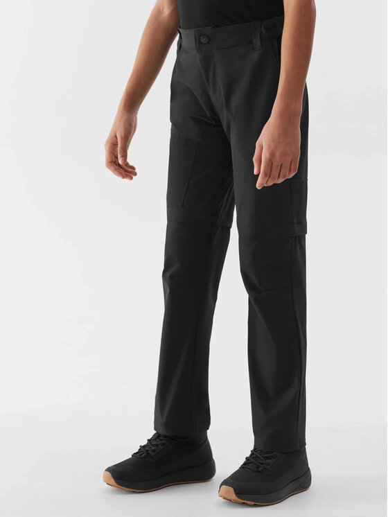 4F 4F Παντελόνι outdoor 4FJWSS24TFTRF494-21S Μαύρο Regular Fit