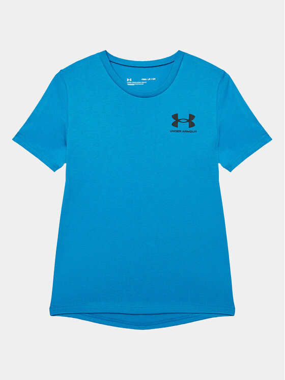 Under Armour T-shirt Ua Sportstyle Left Chest Ss 1363280 Plava Loose Fit