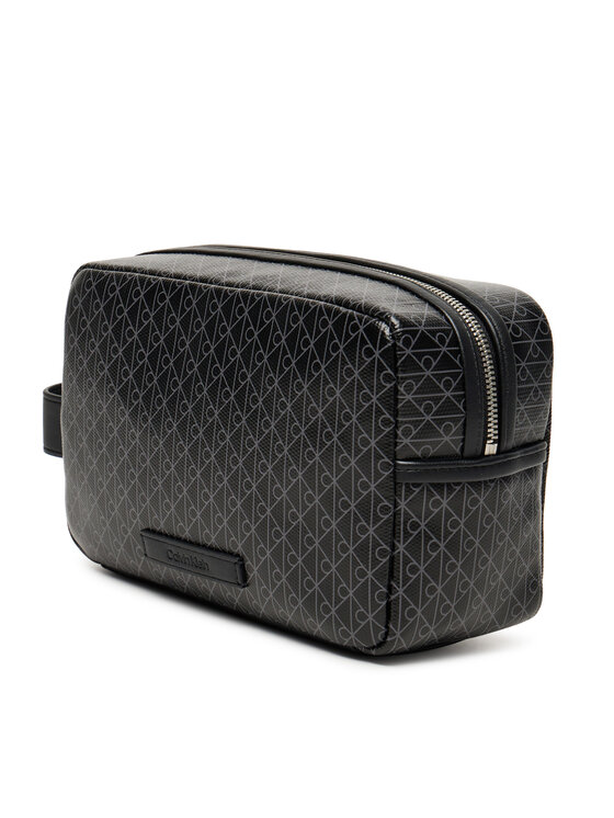 Calvin Klein Calvin Klein Τσαντάκι καλλυντικών Coated Dopp Kit LV04D1082G Μαύρο