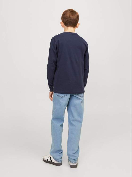 Jack&Jones Junior Jack&Jones Junior Jeans hlače Glenn 12249054 Modra Slim Fit