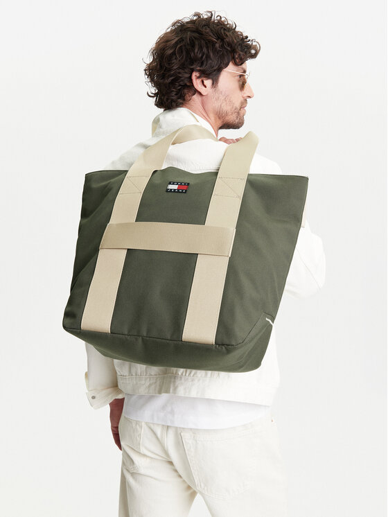 Tommy Jeans Tommy Jeans Сак Retro Cool Tote AM0AM13278 Каки