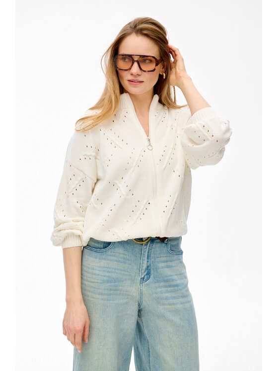 blue shadow blue shadow Kardigan Blash Écru Regular Fit