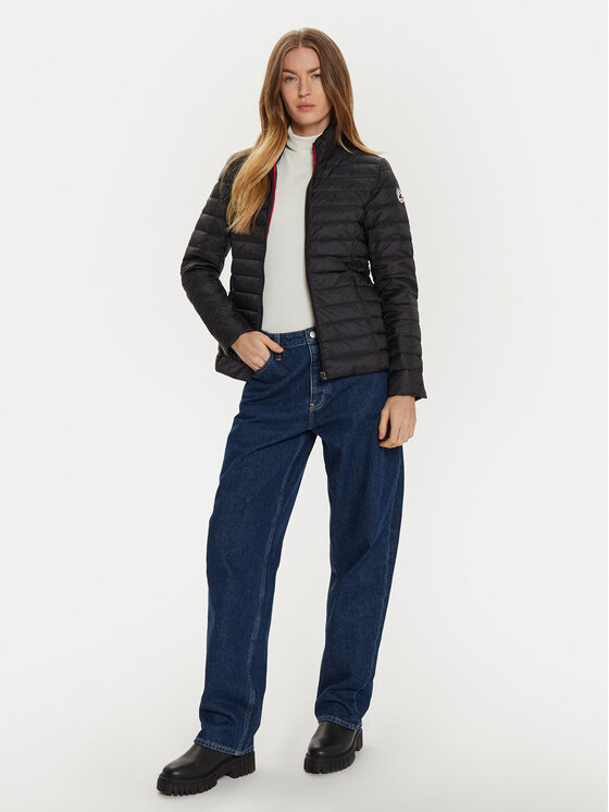 Jott Jott Kurtka puchowa Cha P000WDOW02 Czarny Slim Fit