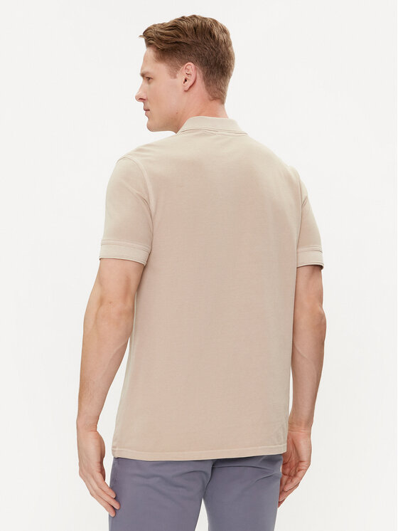 BOSS Boss Polo Prime 50507813 Beżowy Regular Fit