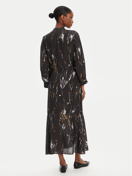 Munthe Munthe Krekla kleita Portland 252132625220 Melns Regular Fit