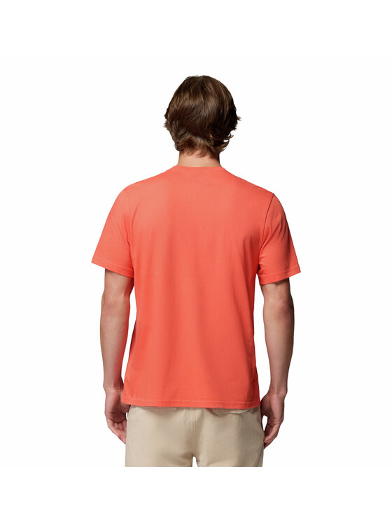 Columbia Columbia T-Shirt 215499 Pomarańczowy Regular Fit