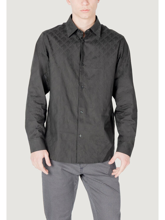 Armani Exchange Armani Exchange Koszula XM000197 AF12179 Czarny Casual Fit