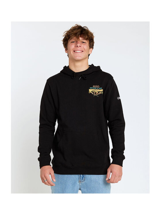 Rip Curl Rip Curl Bluza Meo Rip Curl Pro Hood Czarny Loose Fit
