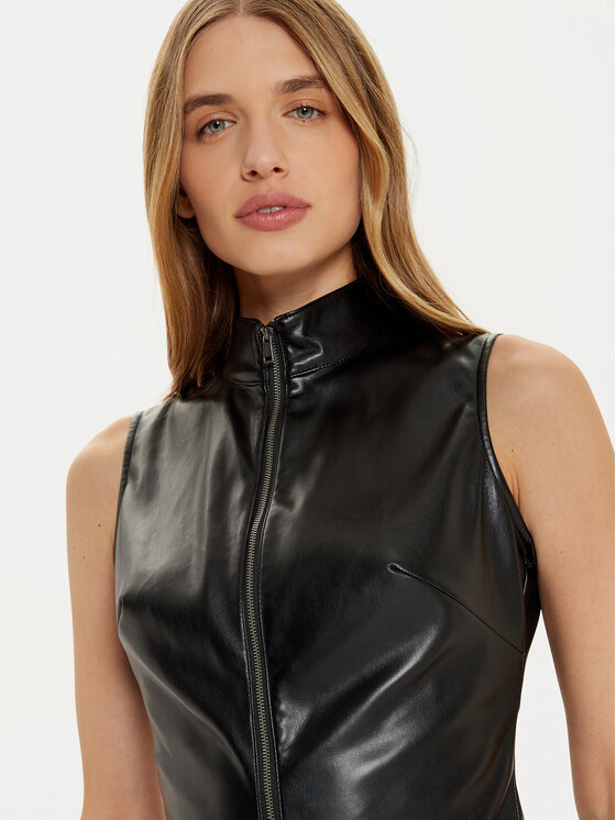 Guess Guess Жилет Vixen W4PH0D WF8Q0 Чорний Regular Fit