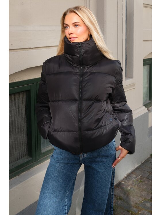 TeeShoppen TeeShoppen Kurtka outdoor 'Basic Collection' Czarny Regular Fit