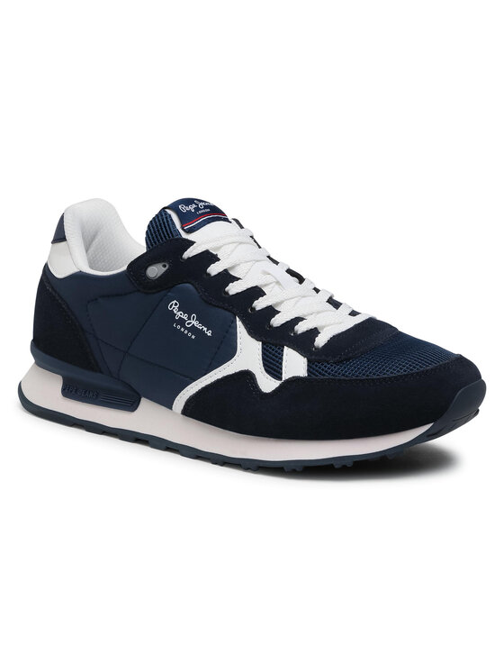 Pepe Jeans Sneakers Britt Man Basic PMS30721 Blu scuro • Modivo.it