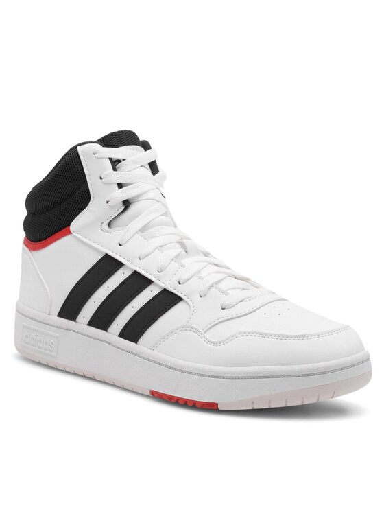 adidas Sneakersy HOOPS 3.0 MID GY5543 Biela