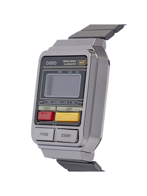 Casio Casio Sat Vintage 80s A120WEGG-1BEF Siva