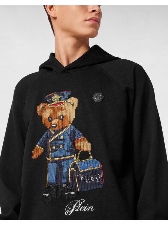 PHILIPP PLEIN PHILIPP PLEIN Bluza 26925 Czarny Regular Fit