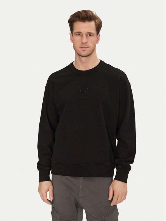 C.P. Company Mikina 18CMSS259A110044O Čierna Regular Fit