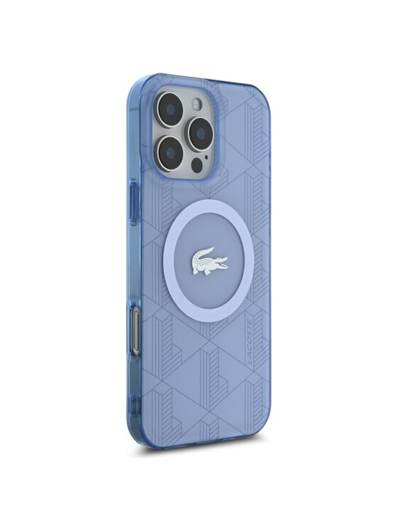 Lacoste Lacoste Etui na telefon Apple iPhone 16 Pro Niebieski