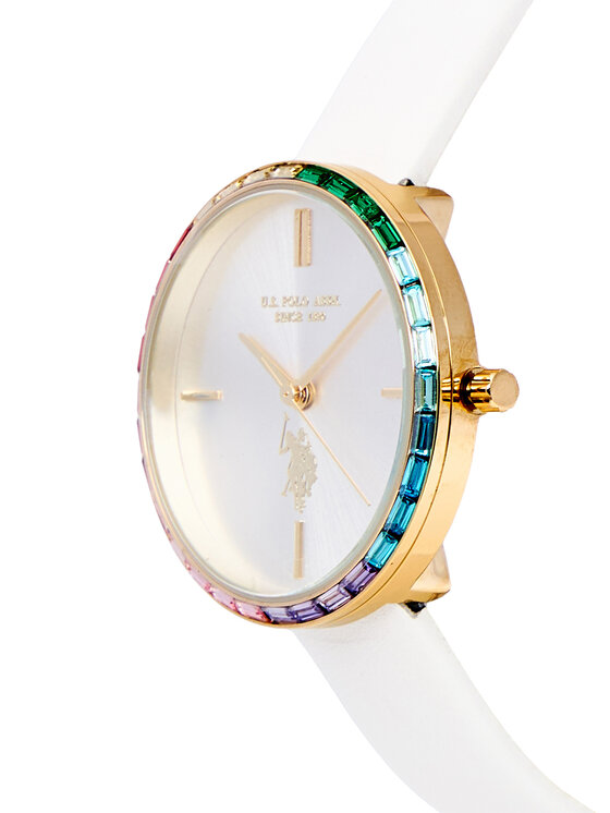 U.S. Polo Assn. U.S. Polo Assn. Laikrodis Rainbow USP8427WH Balta