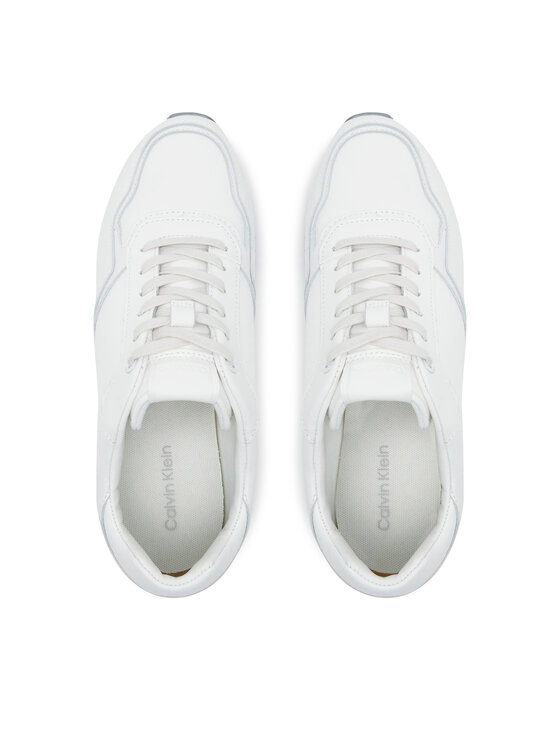 Calvin Klein Calvin Klein Сникърси Low Top Lace Up Lth Mono HM0HM01807 Сив